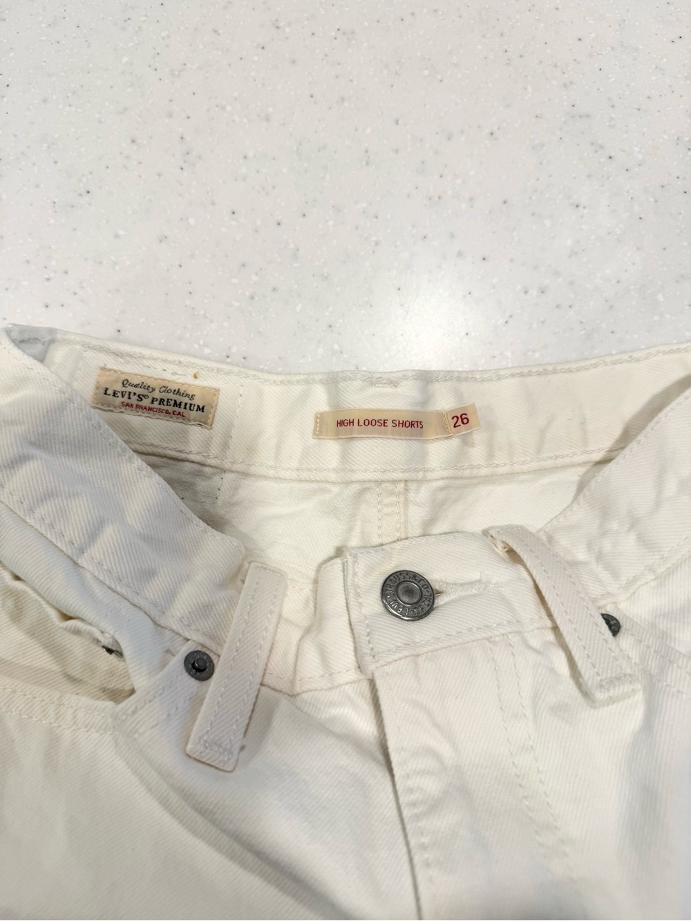 New Levi’s Premium High Loose Shorts - Picture 5 of 6